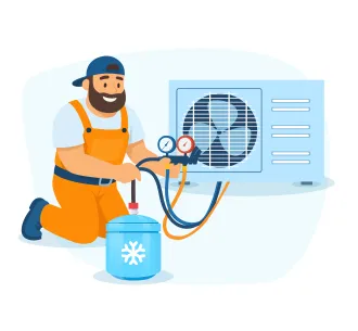 Serviciu de alimentare cu agent frigorific pentru aparatele de aer condiționat de 18000 BTU