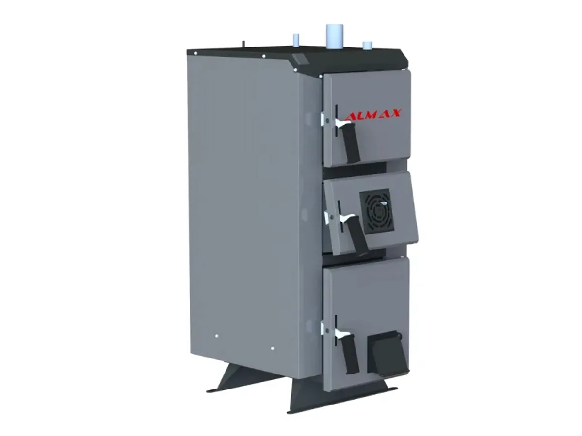 Cazan pe combustibil solid cu incarcare manuala KRONAS ALMAX D 12 kW