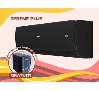 Conditioner HAIER SERENE Plus DC Inverter R32 AS50SDBHRA-MB 1U50KEBFRA-SH Negru mat (Încălzire pana la - 20°C)