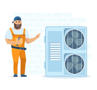 Instalarea pompelor de caldura (aer-apa) pana la 12 kW
