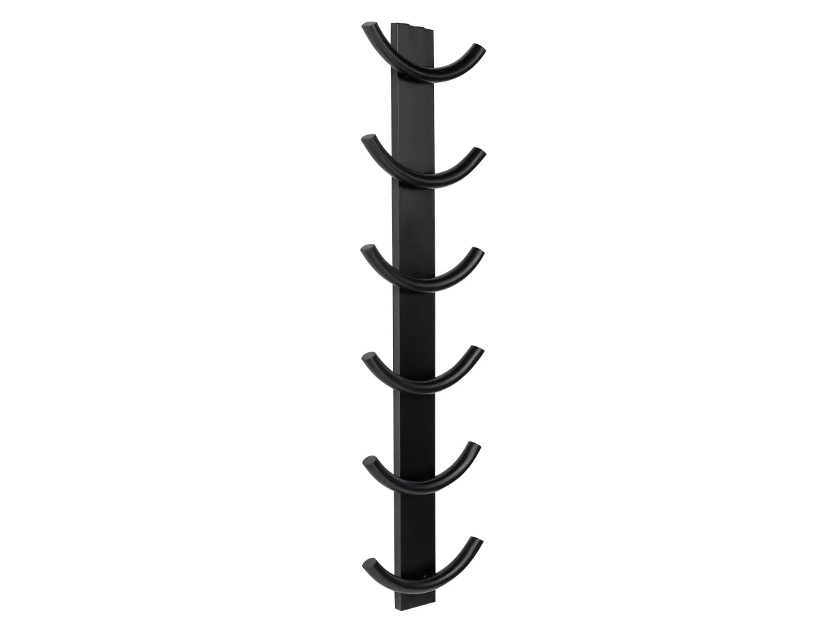 Uscator de prosoape decorativ LOJIMAX, colectia OXY inaltimea 460 mm. latimea 400 mm. Negru mat
