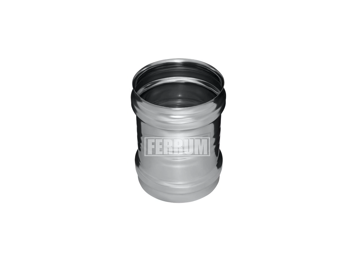 Адаптер (мама-мама) FERRUM d.130 мм (inox 430/0,5 мм)