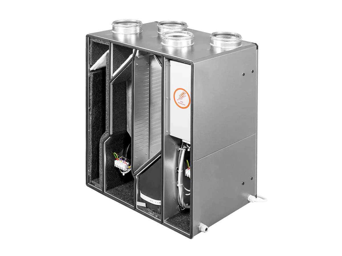 Recuperator de aer cu sistem de ventilație de perete NEOVENT KNV LUX (debit de aer 300 m³/h)