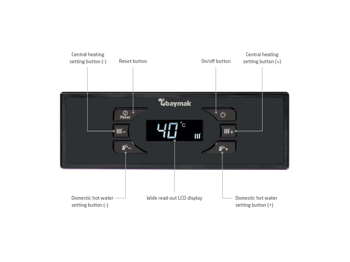 Cazan pe gaz in condensare BAYMAK COMPACT 24 kW