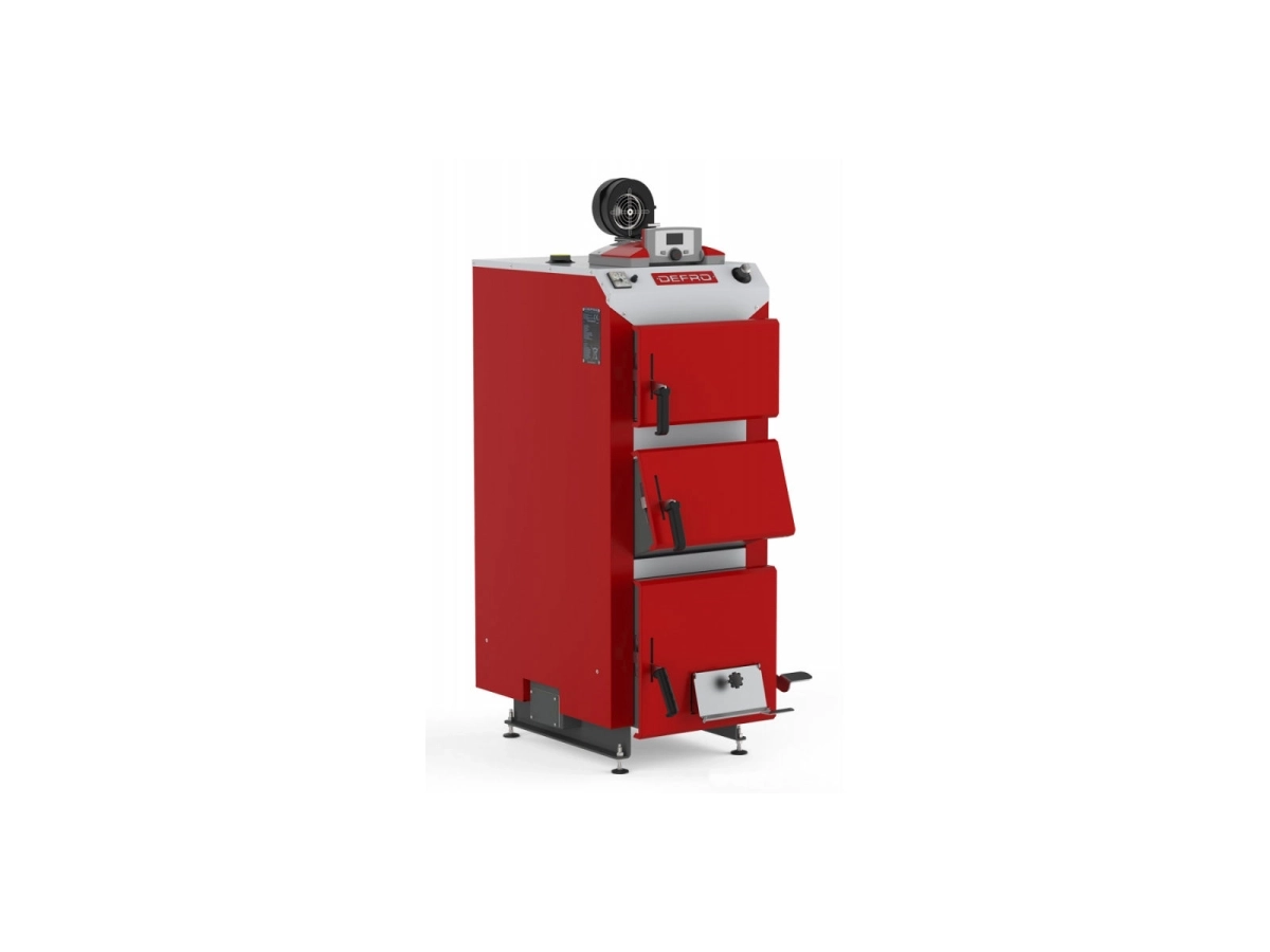 Cazan pe combustibil solid cu incarcare manuala DEFRO KDR PLUS 3 A 15 kW