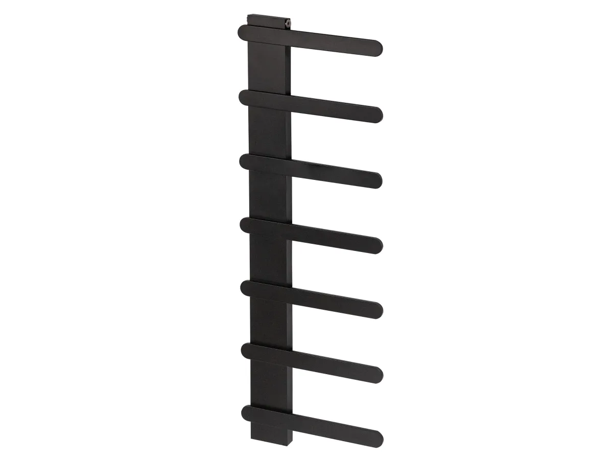 Uscator de prosoape decorativ LOJIMAX, colectia NUMMO STYLE inaltimea 340 mm. latimea 450 mm. Negru mat