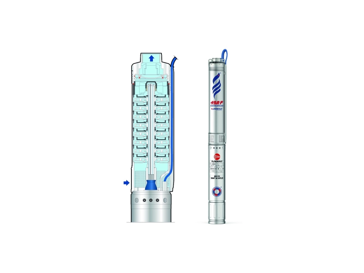 Глубинный электронасос Pedrollo 4SR6/17 F-PD до 108 м, 2.2 кВт