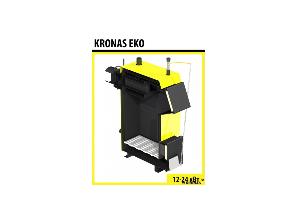 Твердотопливный котёл на ручной загрузке KRONAS EKO 12 квт