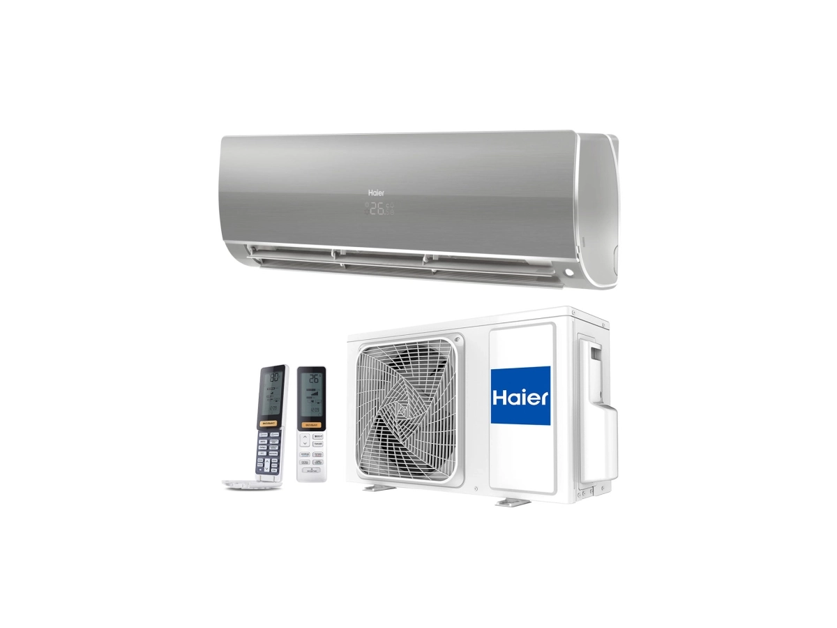 Кондиционер HAIER FLEXIS Plus DC Inverter Super Match AS35S2SF1FA-S-1U35S2SM1FA (silver shine)
