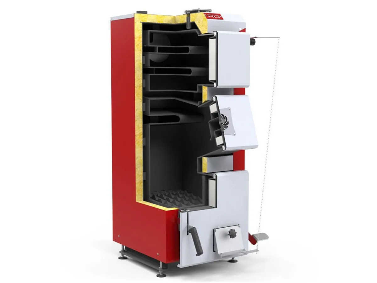 Cazan pe combustibil solid cu incarcare manuala DEFRO AGRO 17 kW