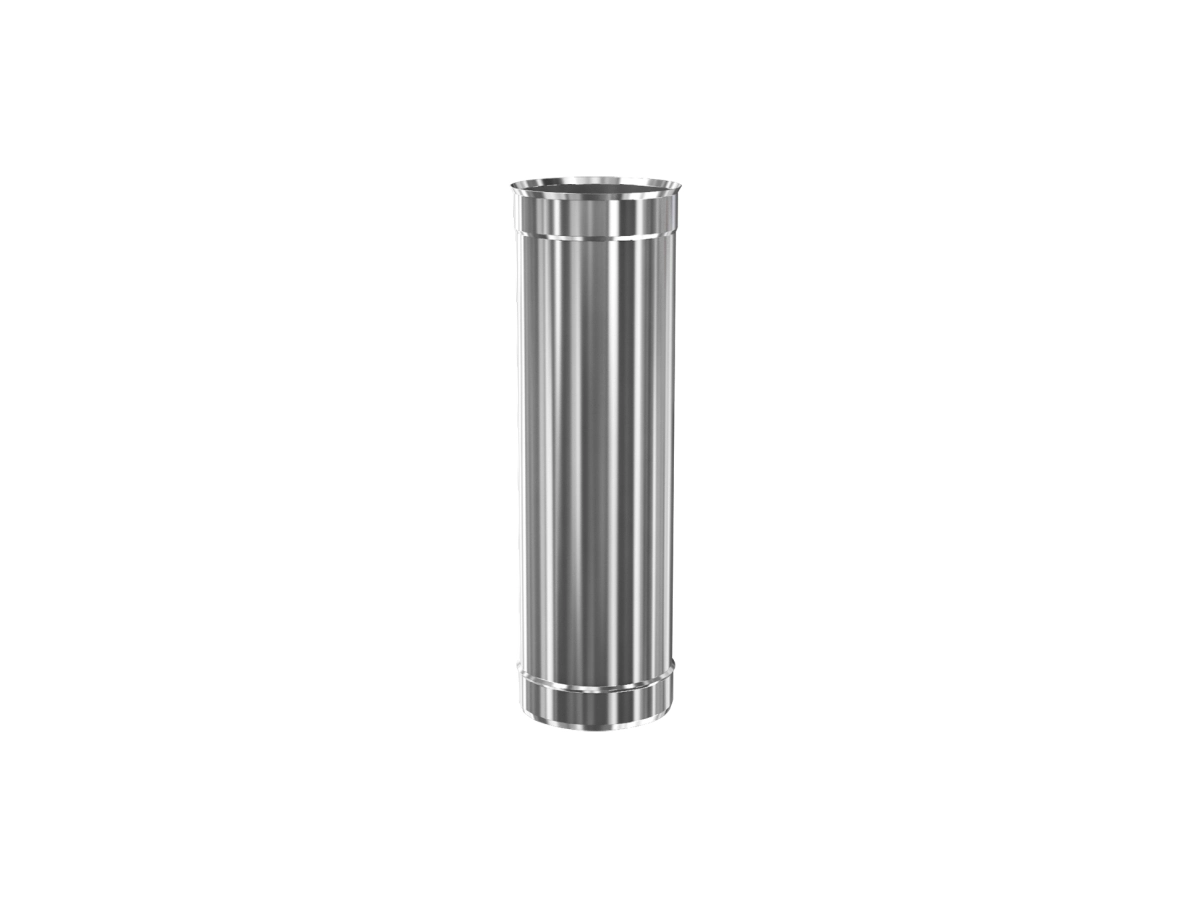 Teava L-250 mm pentru cos de fum CORAX d.100 mm (inox 304)