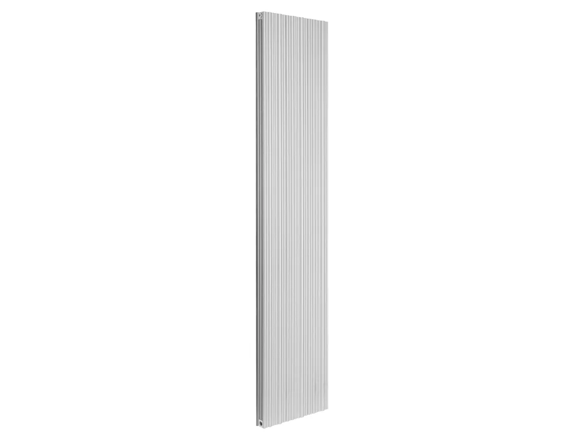 Calorifer decorativ LOJIMAX, colectia BAMBOO DOUBLE inaltimea 300 mm. latimea 239 mm. INOX MATT ANODISING