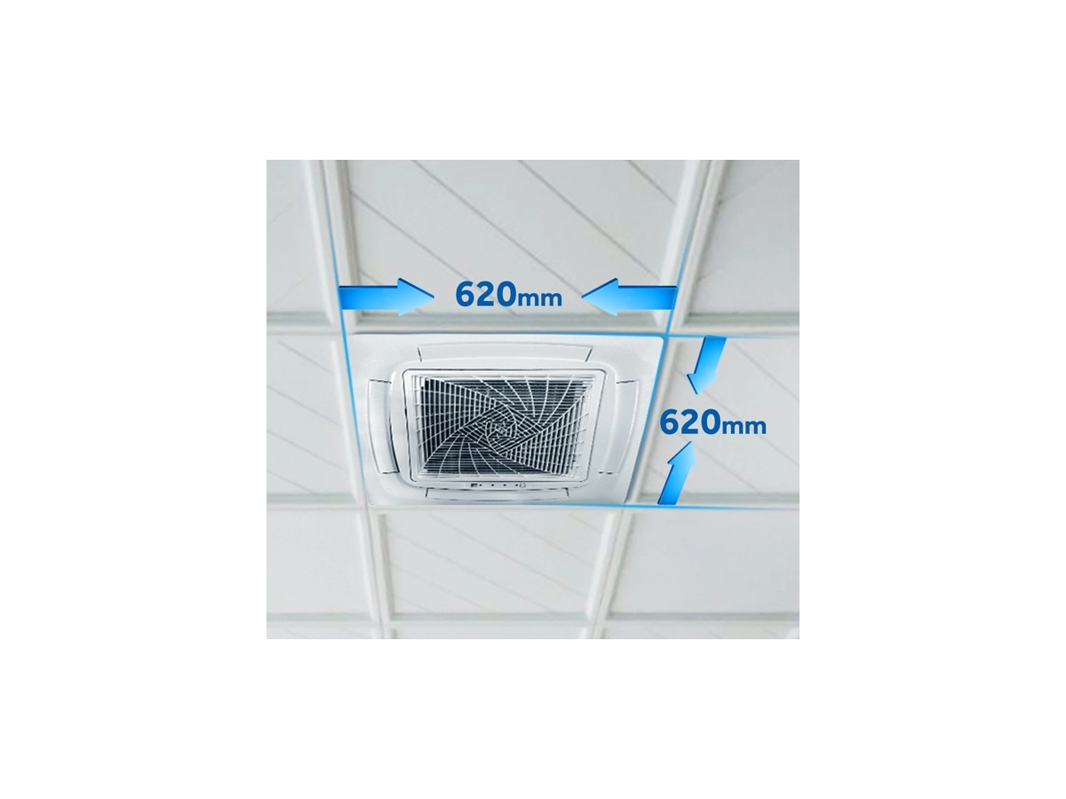Aparat de aer conditionat caseta 4-way HAIER AB35S2SC2FA/1U35S2SM1FA + panel