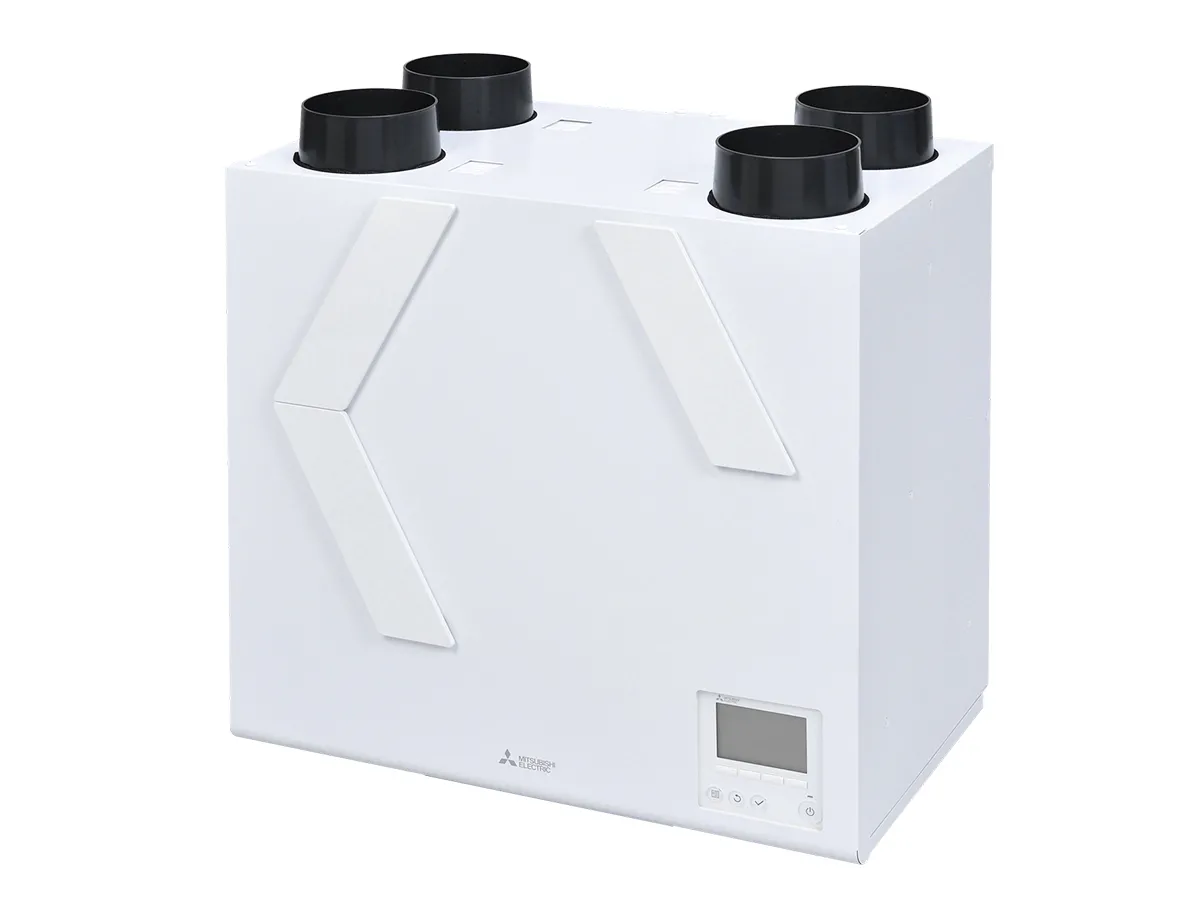 Recuperator de aer cu sistem de ventilație de perete Mitsubishi Electric VL-350CZPVU2-R-EG (debit de aer 350 m³/h)