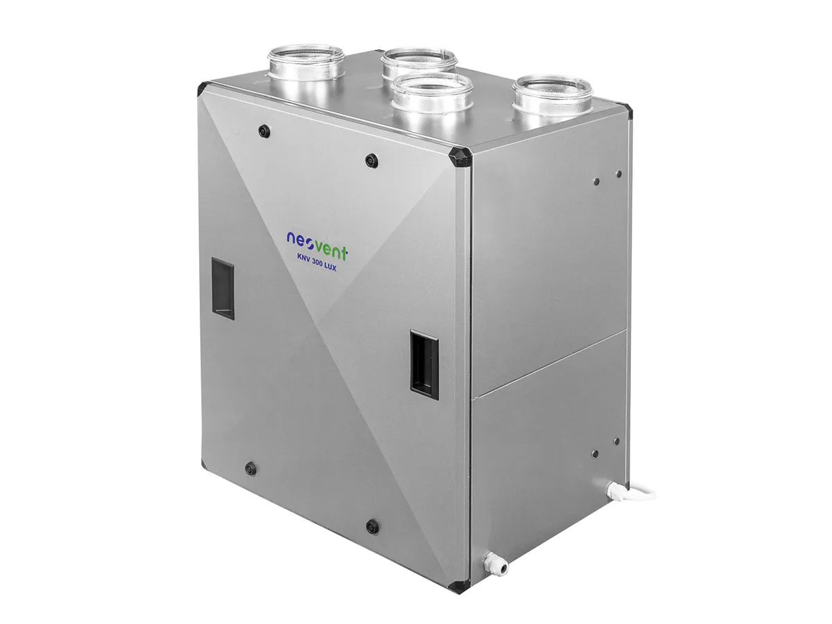 Recuperator de aer cu sistem de ventilație de perete NEOVENT KNV LUX (debit de aer 300 m³/h)