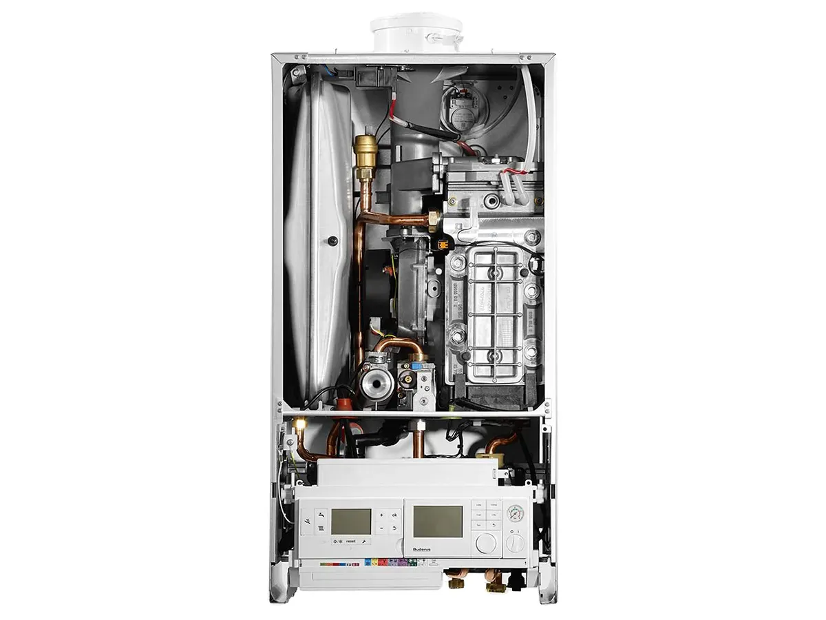 Cazan pe gaz in condensatie BUDERUS GB 172i-35WH 35 kW alb