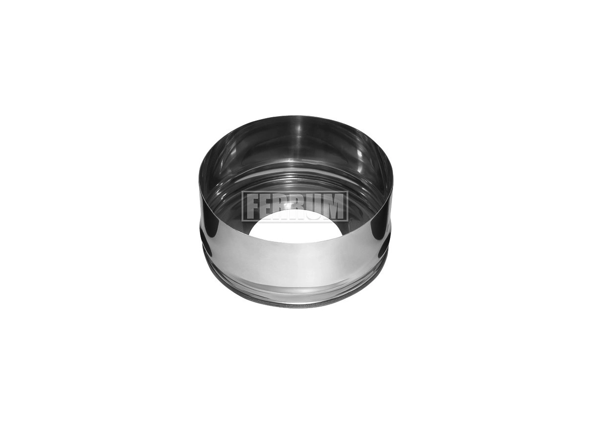 Заглушка для миниральной ваты FERRUM d.130-200 мм (inox 430/0,5 мм)