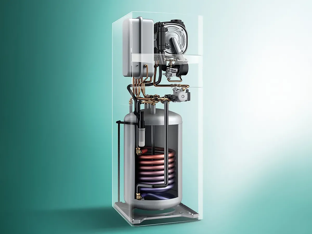 Cazan pe gaz in condensare VAILLANT ECO COMPACT VSC 306-4-5 150 litri 30 kW