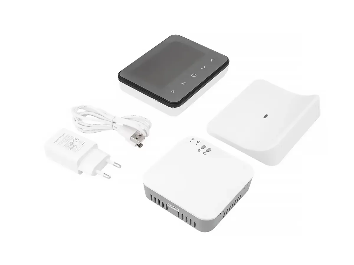 Термостат E-top WT-20&R06 беспроводной, с Wi-Fi, черный