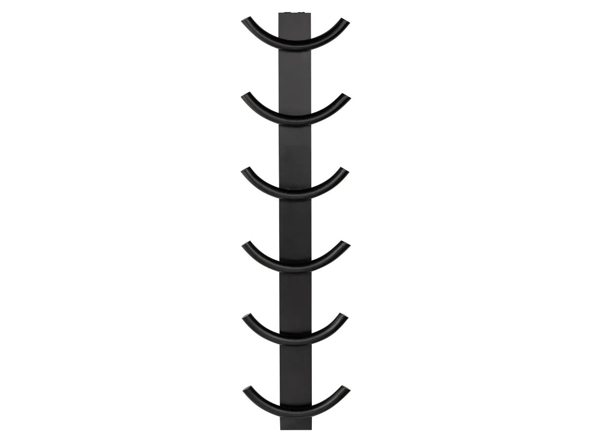 Uscator de prosoape decorativ LOJIMAX, colectia OXY inaltimea 460 mm. latimea 400 mm. Negru mat