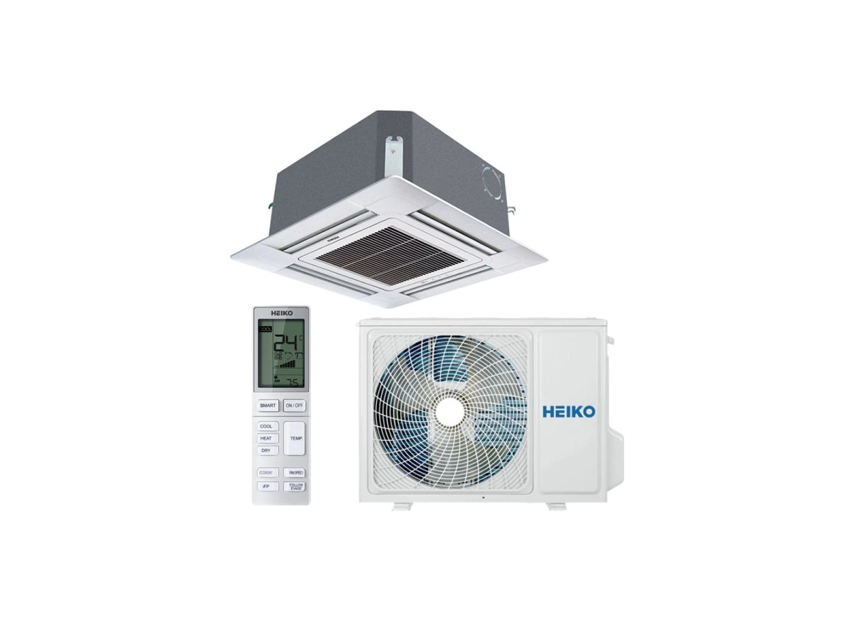 Aparat de aer conditionat caseta 4-way HEIKO JZ035-A1+CA035-A1
