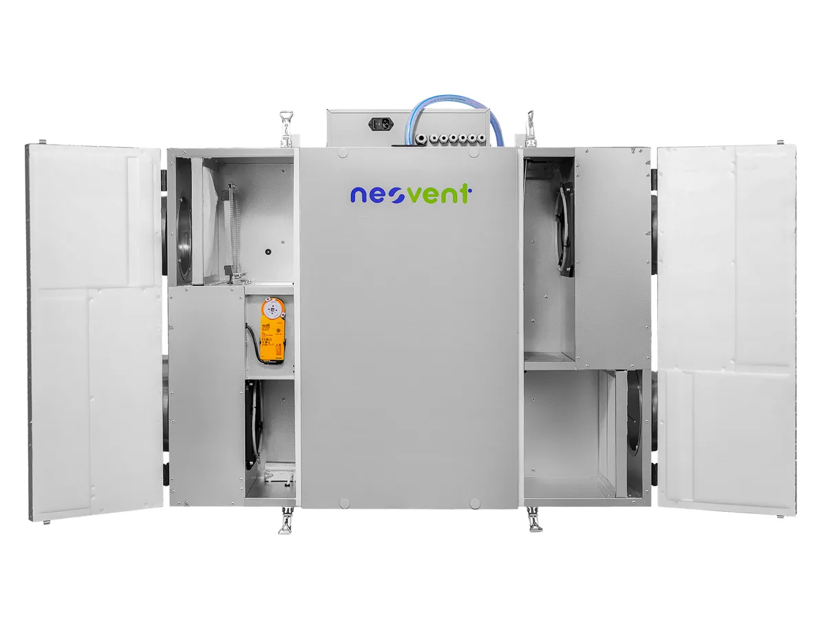 Recuperator de aer cu sistem de ventilație de perete NEOVENT KNP PERFECT 1000 (debit de aer 1000 m³/h)