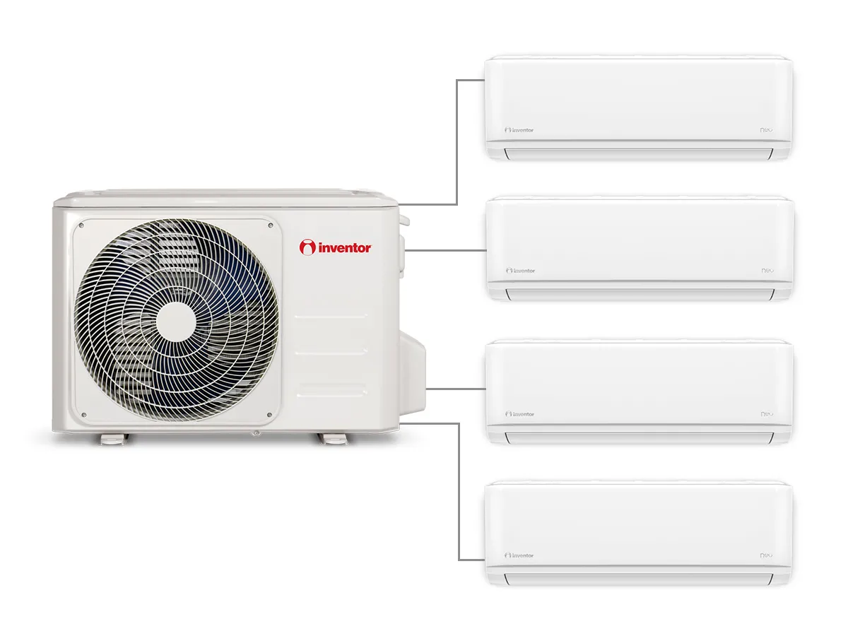 Unitate externă INVENTOR 36000 BTU U5MRSL(4)-36 R32 4 conexiuni