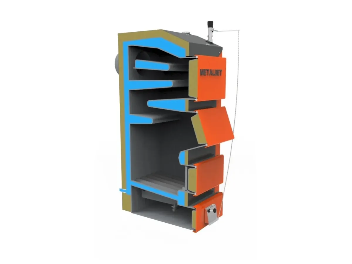 Cazan pe combustibil solid cu incarcare manuala Metal Bet Aqua Power 15 kW