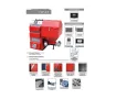 Cazan pe combustibil solid cu alimentare automata STALMARK PIONIER 32 kW