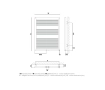 Uscator de prosoape design GORGIEL RECTA/R ARE/R 75/55