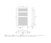 Uscator de prosoape design GORGIEL ANGU/R AAN/R 75/55