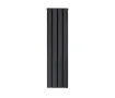 Calorifer decorativ LOJIMAX, colectia  DIAMOND DOUBLE inaltimea 300 mm. latimea 296 mm. negru mat