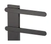 Uscator de prosoape decorativ LOJIMAX, colectia NUMMO STYLE inaltimea 340 mm. latimea 450 mm. Antracit mat