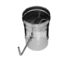 Шибер FERRUM d.130 мм (inox 430/0,5 мм)