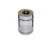 Труба дымоходная утеплённая FERRUM d.130-200 мм, L-250 мм (inox 430/0,5 мм)