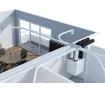 Recuperator de aer cu sistem de ventilație de perete Mitsubishi Electric VL-250CZPVU-L-EG (debit de aer 250 m³/h)
