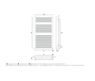 Uscator de prosoape design GORGIEL NADIR DR AD-DR 70/55
