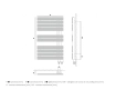 Uscator de prosoape design GORGIEL CREST ACR 80/50