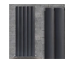 Calorifer decorativ LOJIMAX, colectie OTIS 200 mm. 308 mm.