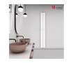 Алюминиевый дизайнерский радиатор Carisa CURVY 1800x495 White