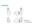 Кран радиаторный с термоголовкой Gorgiel Korner Right (15)