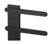 Uscator de prosoape decorativ LOJIMAX, colectia NUMMO STYLE inaltimea 340 mm. latimea 450 mm. Negru mat