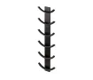 Uscator de prosoape decorativ LOJIMAX, colectia OXY inaltimea 460 mm. latimea 400 mm. Negru mat