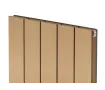 Calorifer decorativ LOJIMAX, colectia  KALSEDON DOUBLE высота 1000 mm. ширина 1135 mm. COPPER SATINE
