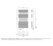 Uscator de prosoape design GORGIEL TRITON ATR 100/60