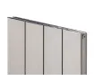 Calorifer decorativ LOJIMAX, colectia  KALSEDON DOUBLE высота 300 mm. ширина 280 mm. INOX SATINE