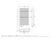 Uscator de prosoape design GORGIEL NADIR DR/P AD-DR/P 70/55