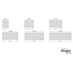 Radiator design GORGIEL IBERIS H AIB H 45/40