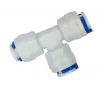 Piesă T de împingere 1/4"x1/4"x1/4" pentru sisteme de osmoză inversă
