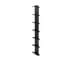 Uscator de prosoape decorativ LOJIMAX, colectia СARETTA inaltimea 1675 mm. latimea 250 mm. Negru mat